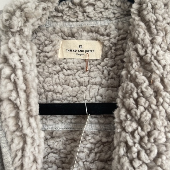 Thread and Supply Sherpa Lined Cardigan - Picture 4 of 5
